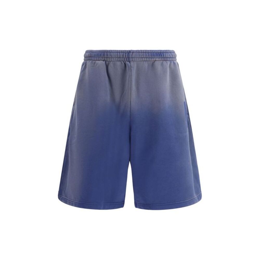 Moschino Blue Cotton Bermuda Men's Shorts